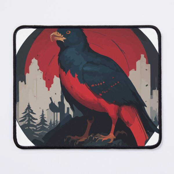 Item preview, Dark Hawk Against Red Moon designed and sold by josrosew.