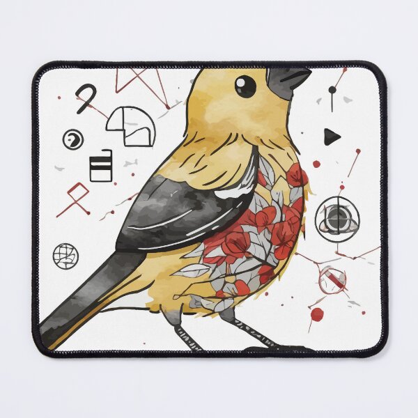 Item preview, Golden Songbird with Floral Chest designed and sold by josrosew.