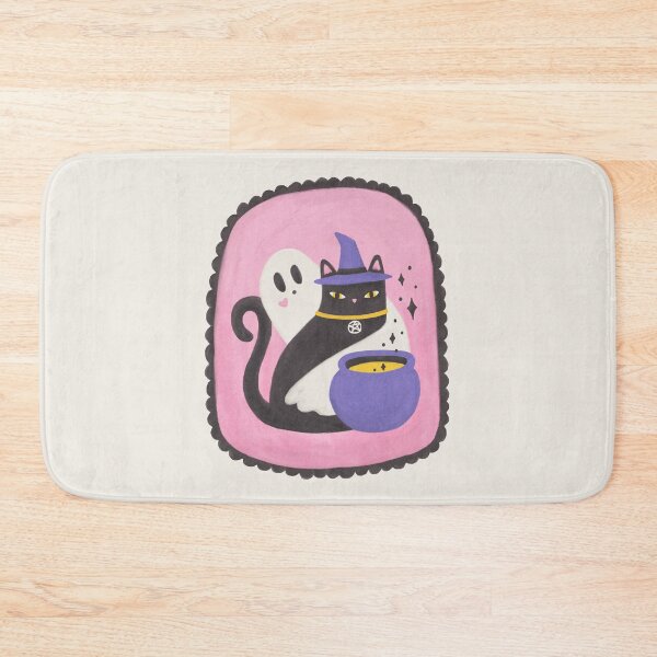 Item preview, Hexes and ooOoos Witch Cat and Ghost designed and sold by Midnight Coffee.