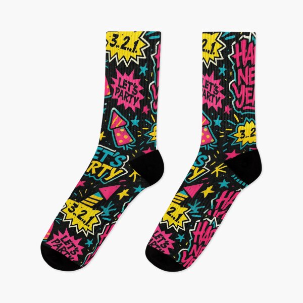 Item preview, Neon New Year Countdown, Fireworks & Party Vibes designed and sold by Project X Design.
