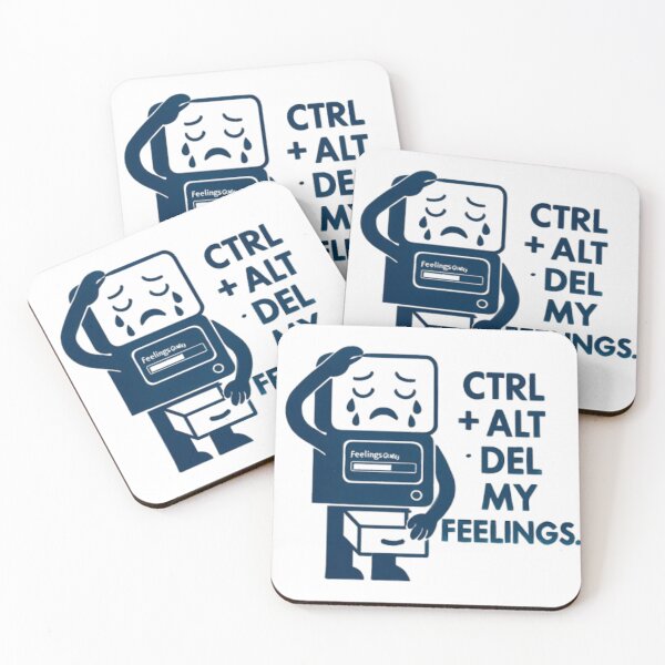 Item preview, Ctrl+Alt+Del My Feelings — Rebooting a Lost Broken Heart designed and sold by Kony83.