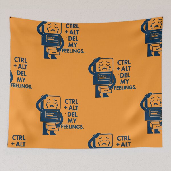 Item preview, Ctrl+Alt+Del My Feelings — Rebooting a Lost Broken Heart designed and sold by Kony83.