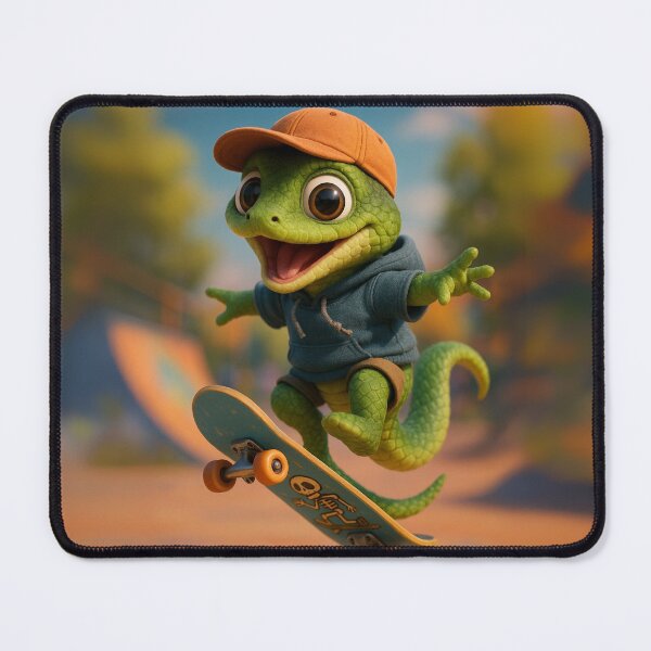 Item preview, Skater Green Earth Snake designed and sold by Sillytoe.