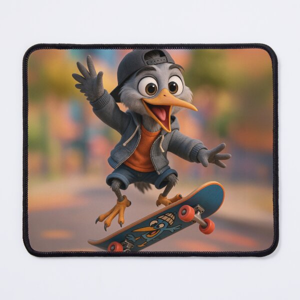 Item preview, Skater Grey Heron designed and sold by Sillytoe.