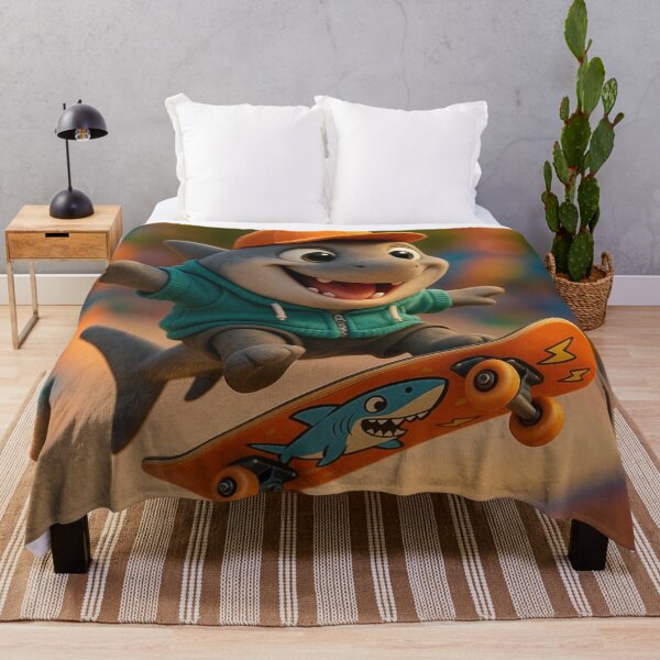 Item preview, Skater Grey Reef Shark designed and sold by Sillytoe.