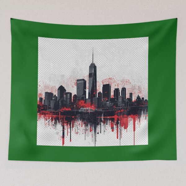 Item preview, Geometric Urban Lines - Abstract Skyline designed and sold by VIRALOOP.