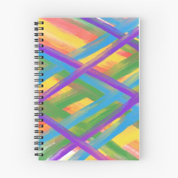 Item preview, Abstract Painterly Rainbow Brushstrokes designed and sold by RyanGDesign.