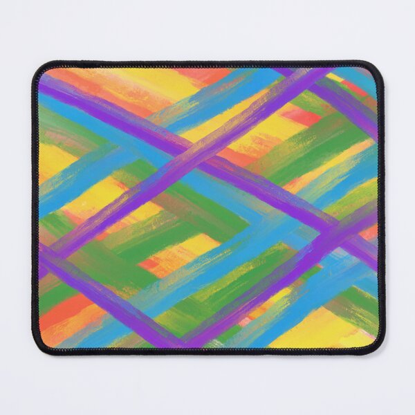 Item preview, Abstract Painterly Rainbow Brushstrokes designed and sold by RyanGDesign.