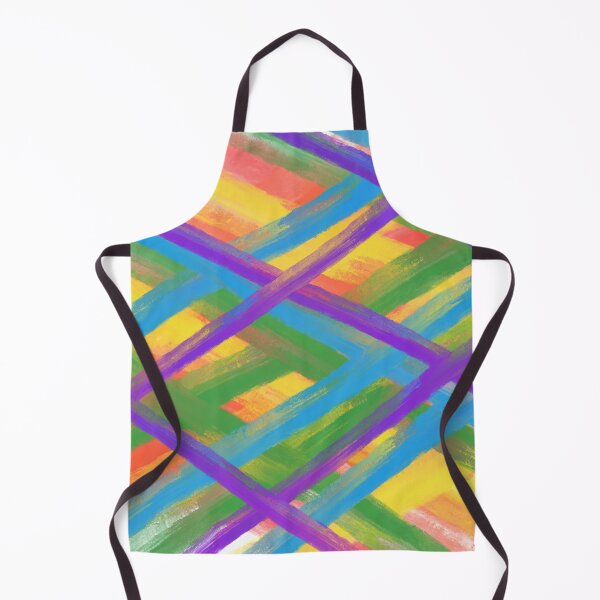 Item preview, Abstract Painterly Rainbow Brushstrokes designed and sold by RyanGDesign.