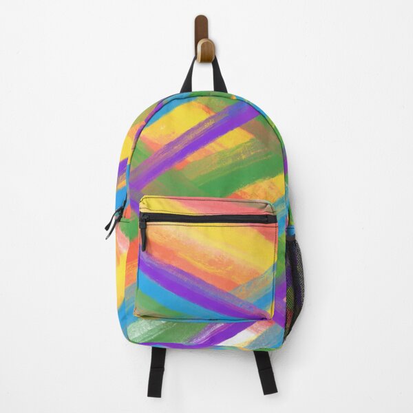 Item preview, Abstract Painterly Rainbow Brushstrokes designed and sold by RyanGDesign.