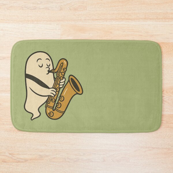Item preview, Ghost Baritone Saxophonist – Retro 60s Jazz Squad designed and sold by Meandmyshop.