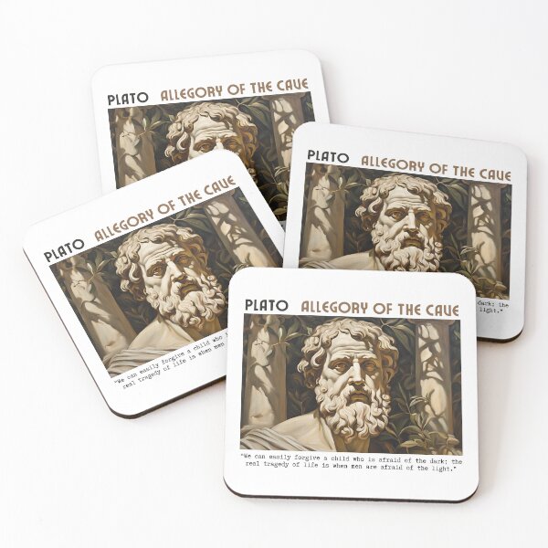 Item preview, 'Allegory of the cave' by Plato. ancient greece philosophy designed and sold by Filologica.