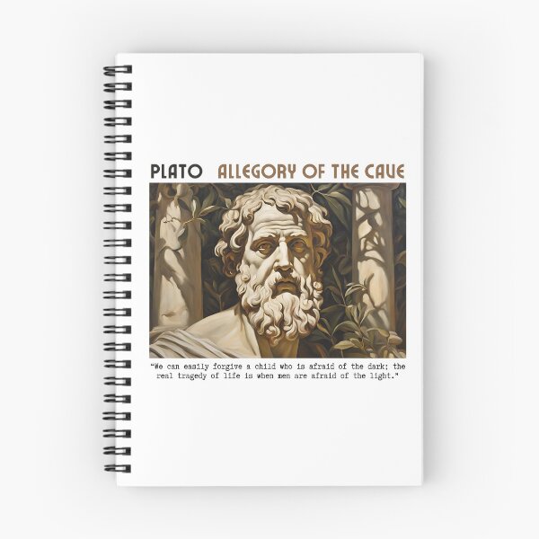 Item preview, 'Allegory of the cave' by Plato. ancient greece philosophy designed and sold by Filologica.