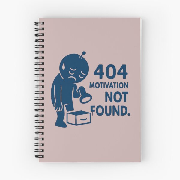 Item preview, Error 404: Motivation Not Found — Robotic Heart Reboot designed and sold by Kony83.