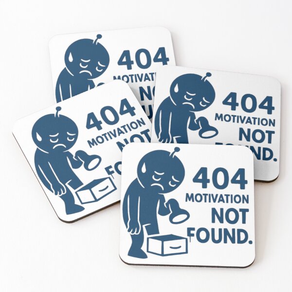 Item preview, Error 404: Motivation Not Found — Robotic Heart Reboot designed and sold by Kony83.