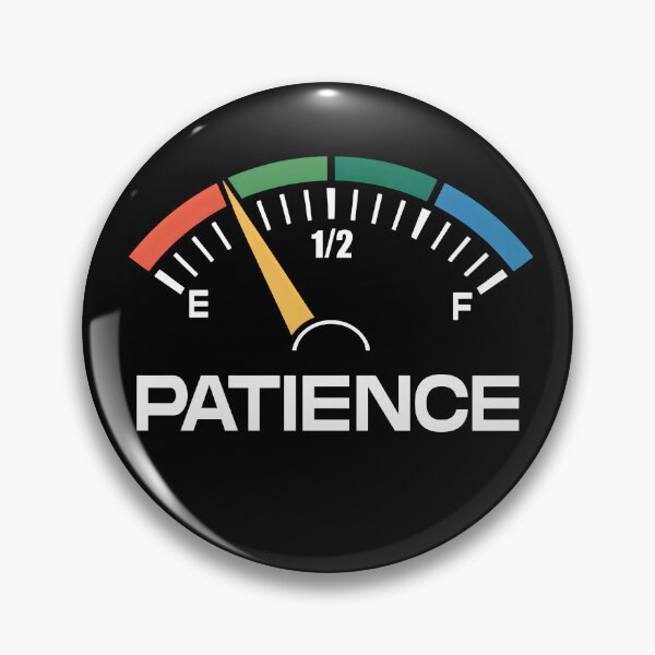 Item preview, Out of Patience Gas Gauge designed and sold by BuxomBabe21.