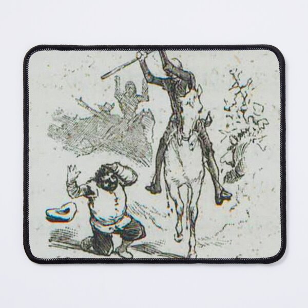 Item preview, "He gave him such two blows," quote from 'Don Quixote of La Mancha' by Miguel de Cervantes designed and sold by Filologica.