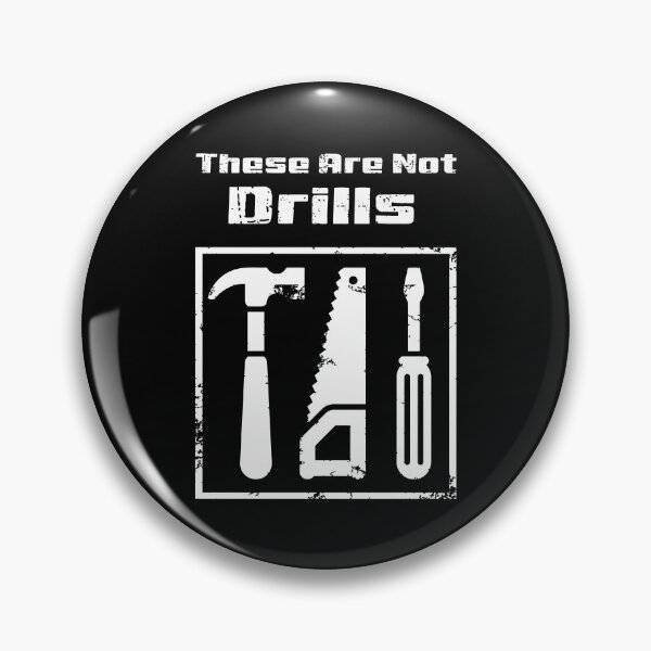 Item preview, These Are Not Drills - Funny Handyman Pun Tool Shirt | Hammer Saw Screwdriver DIY designed and sold by Cree8if.