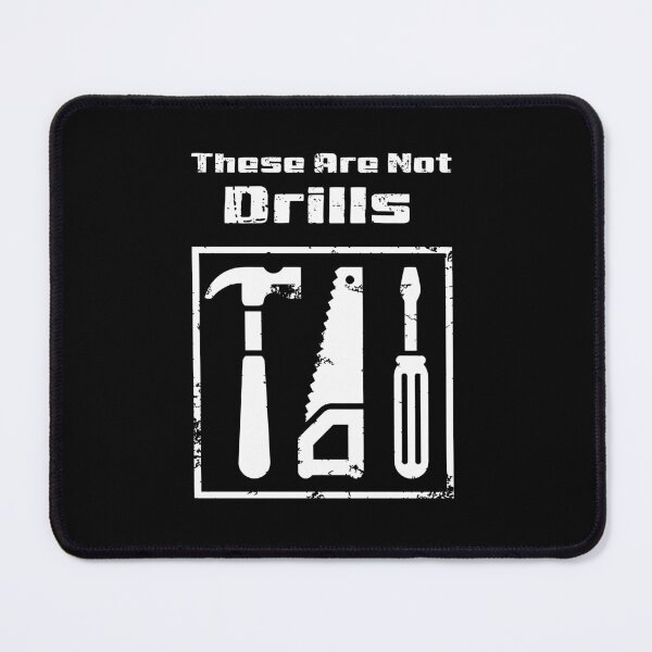 Item preview, These Are Not Drills - Funny Handyman Pun Tool Shirt | Hammer Saw Screwdriver DIY designed and sold by Cree8if.