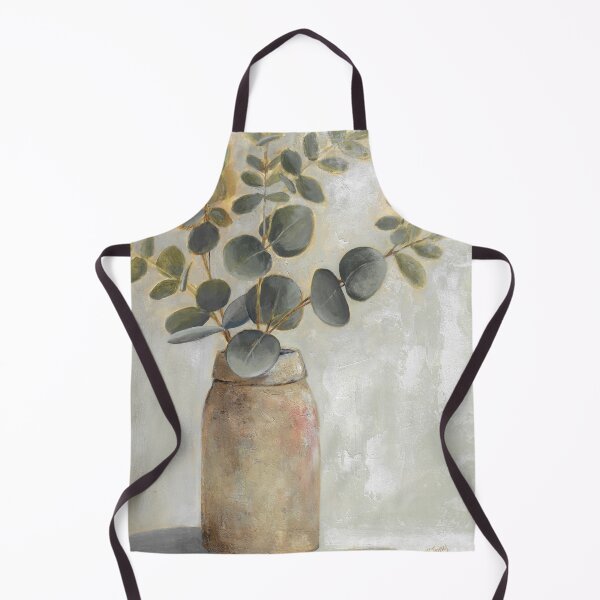 Item preview, Clay Jar with Eucalyptus designed and sold by ckjonesart.