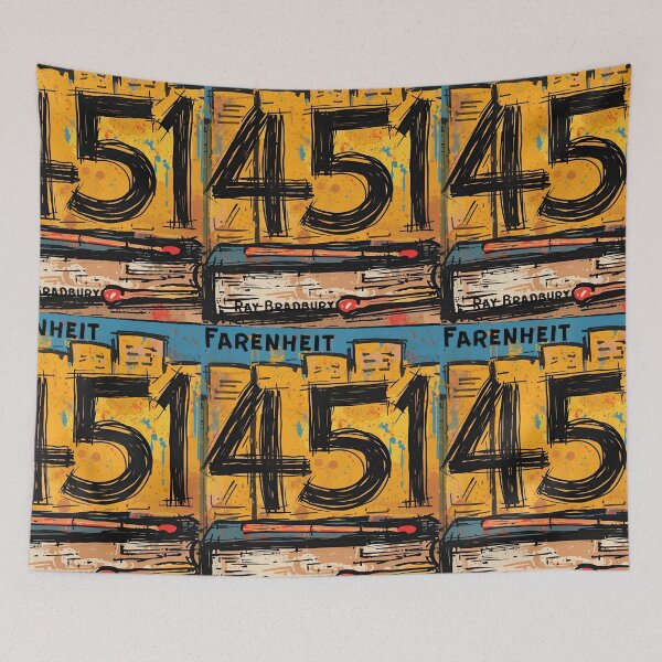 Item preview, 'Farenheit 451' by Ray Bradbury designed and sold by Filologica.