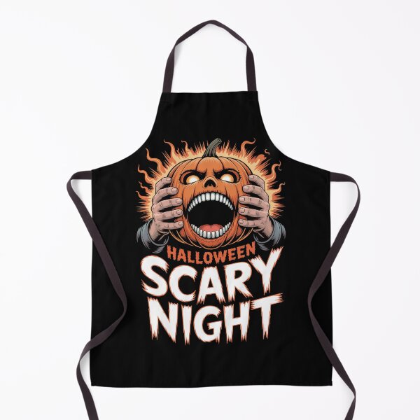 Item preview, Halloween Scary Night – Screaming Pumpkin Head Design designed and sold by SoftStyleStudio ⭐⭐⭐.