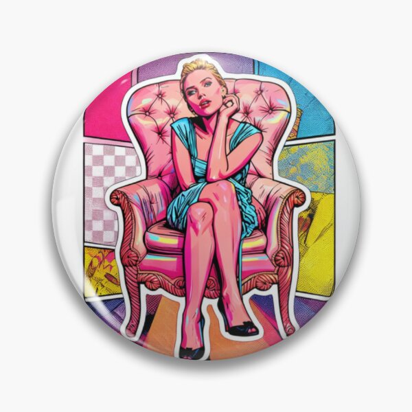 Item preview,  Scarlett's Gaze - Pop Art designed and sold by CleverCulture.