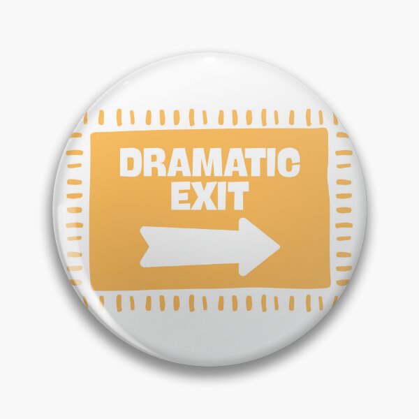 Item preview, Dramatic Exit Funny Kitchen in Yellow designed and sold by Dondonmart.
