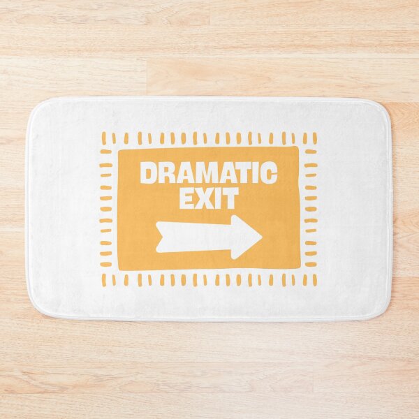 Item preview, Dramatic Exit Funny Kitchen in Yellow designed and sold by Dondonmart.