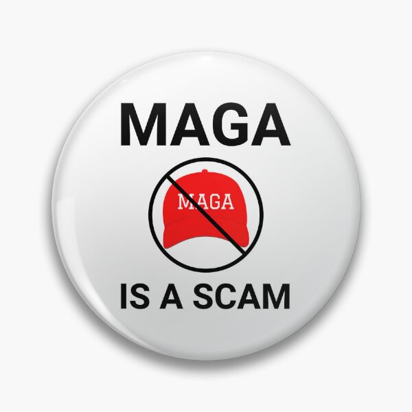Item preview, MAGA is a scam  designed and sold by Rachel the Artist .