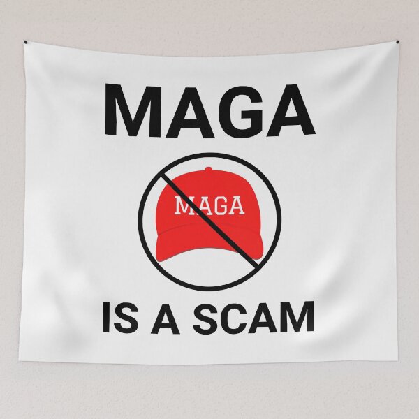 Item preview, MAGA is a scam  designed and sold by Rachel the Artist .