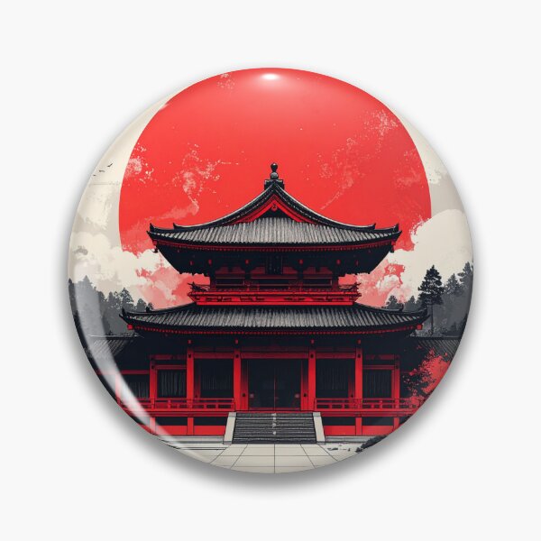 Item preview, Red Sun on the Black Temple designed and sold by Seydou KONÉ.