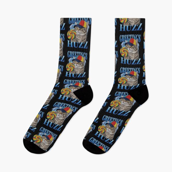 Item preview, Lollipop Cat Meme Greetings Huzz Funny Silly Cats Humor designed and sold by gear-posters.
