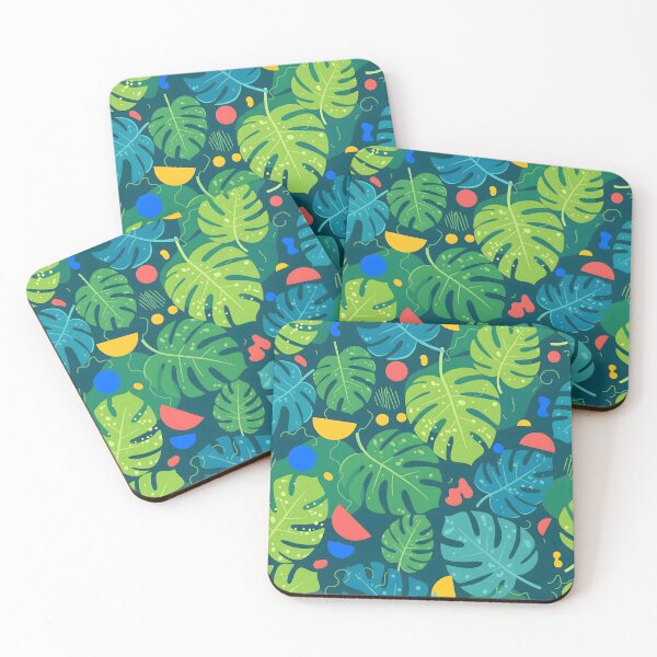 Item preview, Colorful Tropical Monstera Pattern – Vibrant Jungle Leaf Design designed and sold by ShabanMerch.