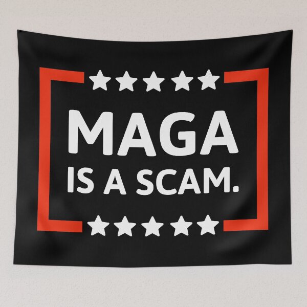 Item preview, MAGA is a scam. designed and sold by Rachel the Artist .
