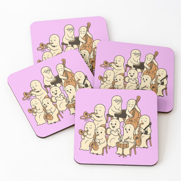Item preview, Ghost Orchestra Squad – Retro 60s Halloween Jazz Band designed and sold by Meandmyshop.