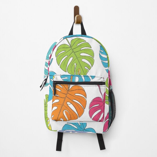 Item preview, Colorful Tropical Monstera Leaves Pattern – Bright Summer Design designed and sold by ShabanMerch.