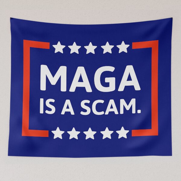 Item preview, MAGA is a scam. designed and sold by Rachel the Artist .