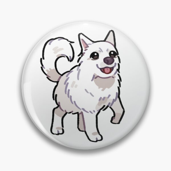 Item preview, White Japanese Spitz  designed and sold by marchenvessel.