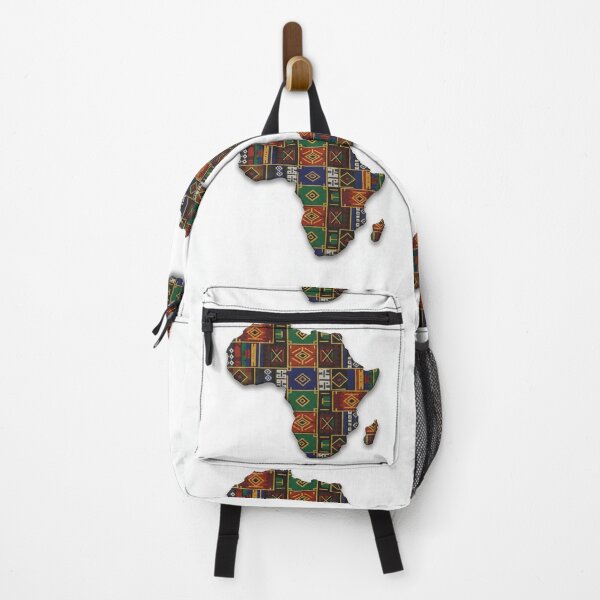 Item preview, African Continent Map Pattern | Tribal Fabric Print Art designed and sold by MugsNstuff Live Love Create!.