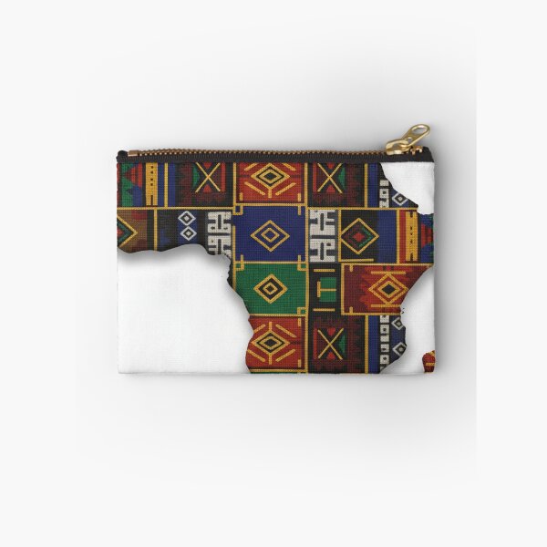 Item preview, African Continent Map Pattern | Tribal Fabric Print Art designed and sold by MugsNstuff Live Love Create!.