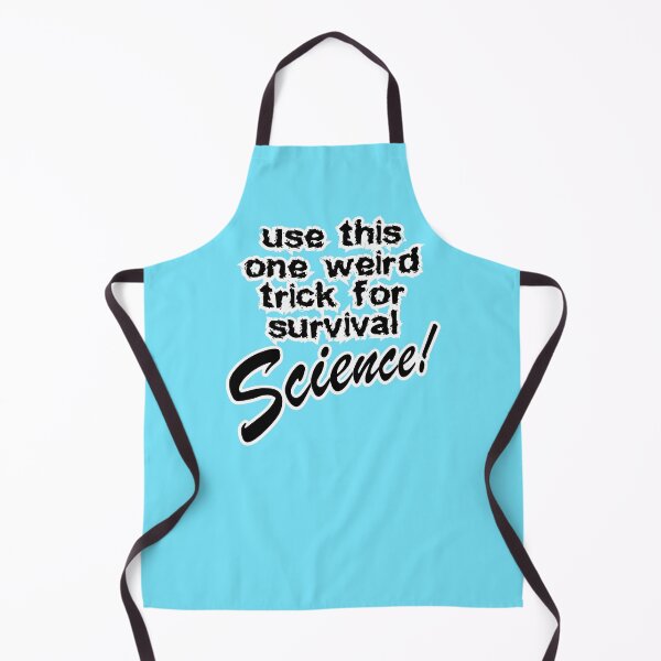Item preview, use this one weird trick for survival science, light blue background designed and sold by mntimg.
