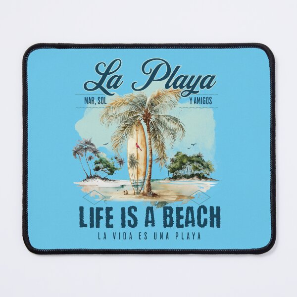 Item preview, Vida es La Playa Beach Life Vacation designed and sold by ej-sulu.