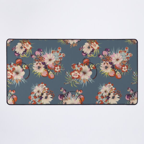 Item preview, Modern Ikebana Floral on Teal designed and sold by Kathryn-Designs.