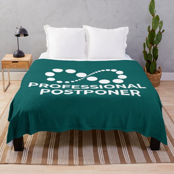 Item preview, Professional Postponer (turquoise) designed and sold by aTulier.
