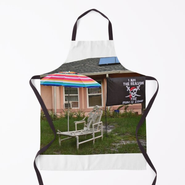 Item preview, Skeleton Relaxing Under Umbrella designed and sold by MercerImages.