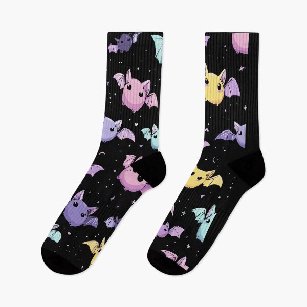 Item preview, Spooky Cute Pastel Bats – Kawaii Gothic Style designed and sold by drizzd.