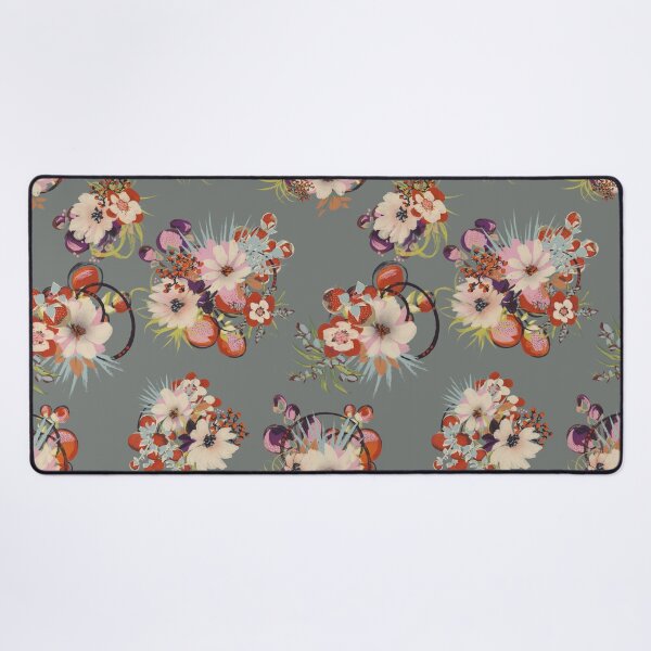 Item preview, Modern Ikebana Floral on Sage Green designed and sold by Kathryn-Designs.