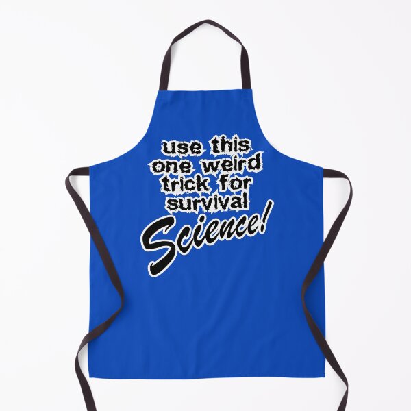 Item preview, use this one weird trick for survival science, blue background designed and sold by mntimg.