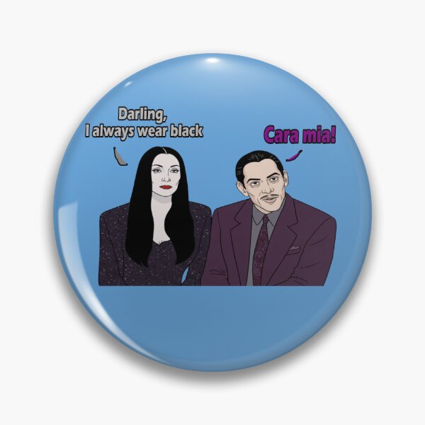 Item preview, Gomez and Morticia Addams halloween horror  designed and sold by Cleiarts.